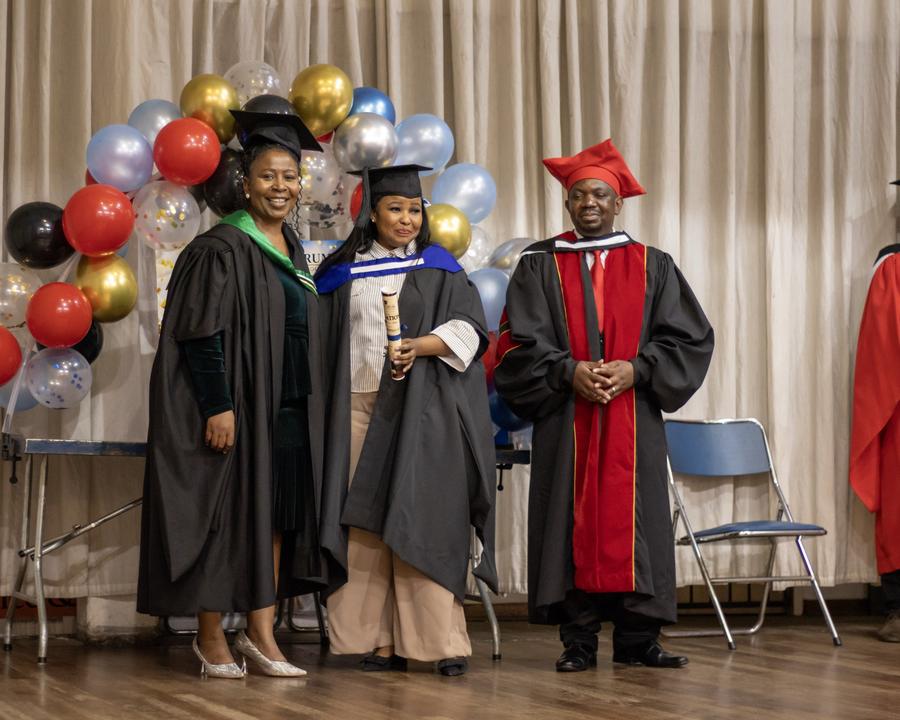 Occupational qualification graduate at the Pretoria ceremony